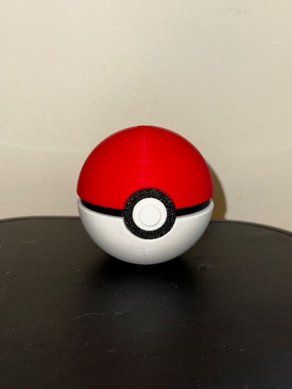 Red and White Monster Sphere Display β 3D Printed Classic Gaming Orb